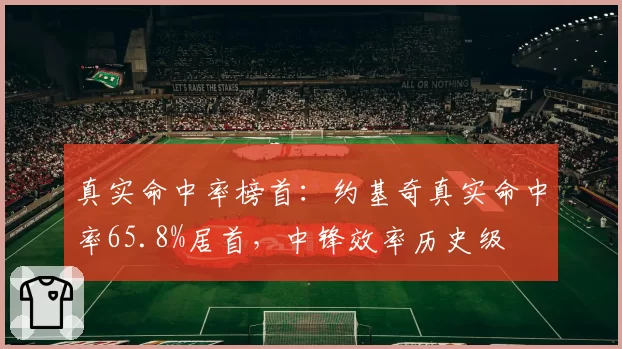 真实命中率榜首：约基奇真实命中率65.8%居首，中锋效率历史级